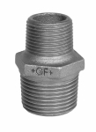 Rood. nippel nr. 245 zwart A/A R 1/2" x 1/4" ISO/EN N8 Georg Fischer