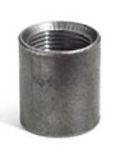 Stekkerdoos zwart 1.1/4" ST 35.8 I naadloos Ad ca. 48,3 met + tolerantie, voor G-draad, staal