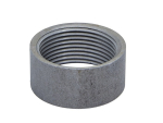 Socket black Rp 1.1/4" half length, approx. 22 mm Steel
