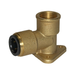 Muurbeugel speedfit serie IG 3/4 "BSP, NW22 messing