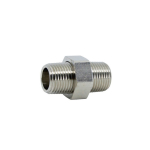 Double nipple detachable AG 1/4 con. Ms nickel-plated