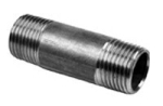 Rohrdoppelnippel 3530 Rotguss 1/2"x60 mm beidseitig mit Aussengewinde