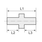 Doppelnippel 1.1/2 mit 6-Kant Edelstahl A4 1.4408 20 bar