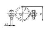 MRS Rohrschelle ohne Schaft DN80 304L poliert