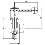 MRS disc valve SS classic DN100 304L bright VMQ/Silik
