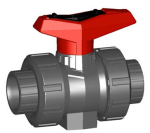 GF Kugelhahn aus PVC-U 546 mit Klebemuffen DN 32 / d 40 EPDM