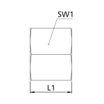 Wartelmoer M12L CFX Gegalvaniseerd staal, huismerk