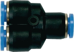 Y-connector SD4 Plastic, blue series