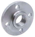 Threaded flange DIN 2566 PN 10/16 DN 40/1.1/2" black