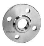 galvanised threaded flange DIN 2566 PN 10/16, 1" DN 25 Rst 37-2 D = 115 k = 85 mm