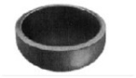 Klöpperboden / Kappe 48,3 x 3,0 mm 1.4571 ähnlich DIN 28011