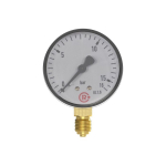 Standaardmanometer AG 1/4", -1-0 bar voor vacuüm, D 63 mm Kunststof, onderaansluiting