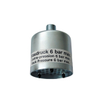 Hochleistungsschalldämpfer AG 1.1/2", max 6 bar, max 90°C Stahlgehäuse & Lochblech