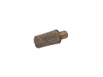 Silencer sintered bronze with slot, M5 brass