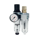 Onderhoudseenheid multifix-mini serie IG 1/4", 600l/min, DN5, 0,5-10 bar 2-delig met polycarbonaat reservoir