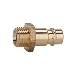 Plug-in nipple NW7.2 AG 1/8" Brass bright