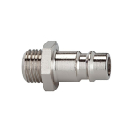 Einstecknippel NW7,2-7,8 AG 1/2" Messing vernickelt