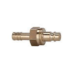 Insertion spout NW7,2 LW9 Brass, shut-off on both sides