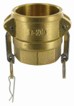 Coupling sleeve type D DN 25 IG 1" BSPP Kamlok, brass