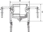 Dop type DC DN65 Kamlok, aluminium