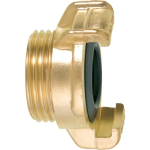 GEKA PLUS threaded piece AG 1.1/2", brass Karasto 40116A