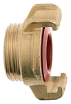 GEKA PLUS threaded piece AG 1/2", with flat sealing ring EPDM Karasto 40110AK