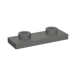 Weld-on plate, single DIN 3015 Part 2 Bg4S short steel phosphated Stauff SPAL-4S-M-W2