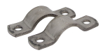 Rohrschellen-Hälften DIN 3567 A DN32 42,4 mm, S 30x5 mm Edelstahl A2