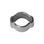 2-Ohr Schlauchklemme, blow line 9-11 mm Stahl verzinkt Chrom III beschichtet
