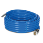 Persluchtweefselslang PUR LW 8,5/12,5-max 15 bar-10 m met NW 7.2 koppeling en stekker