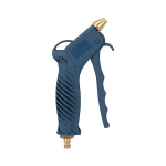 Plastic blaaspistool 1-6 bar, aansluitnippel voor coupl. DN7.2 max 10 bar, met kort mondstuk