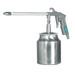 Spuitpistool ALU SPA met steeknippel NW 7.2 en Tank 1 liter, max 4-6 bar