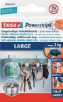 Adhesive strips LxW=50x20 mm, Pack=10 pieces Tesa Powerstrips large