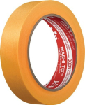Afplakband B=19 mm, L=50 m, geel, glad Washi-Tec Premium