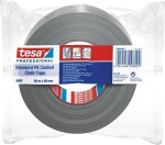 PE-coated fabric tape W=50 mm, L=50 m, black tesaband Standard 4688