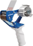 Hand dispenser w. unwind brake up to 50 mm width, rubber roll Professional metal version