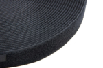 Velcro back/back 38 mm, black RO=25 m