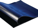 Sealing rubber, black SBR 4 mm, 1 insert, width 1200 mm approx. 65 °Shore A, temp. up to 80 °C