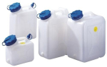 Wide-mouth canister HD-PE, 11 litres H426xW264xD132mm, opening Ø 88 mm Hünersdorff