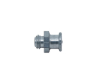 Flat grease nipple M4, vz M8x1.25 head 10 mm , SW=10mm DIN 3404