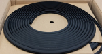 Türdichtprofil PVC schwarz, Härte 57° Shore A 020 001