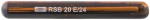 Mörtelpatrone RSB 20 E/24, Option 1 fischer Superbond