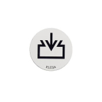 Plate with filling symbol, aluminium GN 747.1-15 Elesa 39521