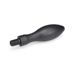 Ballengriff, fest DIN 39-KT-32-E PA-Griff, Gewindezapfen Stahl M 12