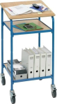 Verrijdbaar bureau HxBxD 1195x610x615 mm max. 100 kg, TPE-banden, Fetra 5834