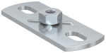 Lightweight base plate GPL M 8 80x30 mm, galvanised fischer