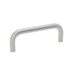 Weld-on bow handle GN 425.3-10-160-NI Stainless steel matt blasted