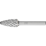 Carbide burr RBF 1225/6 STEEL Ø 12 mm x L 25 mm Shank Ø 6 mm Round arch shape, horse