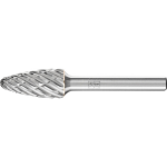 Carbide burr RBF 1225/6 STEEL Ø 12 mm x L 25 mm Shank Ø 6 mm Round arch shape, horse