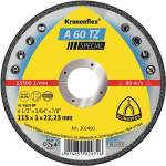 Cutting disc 115x1x22.23 mm, straight A 60 TZ Special Klingspor Kronenflex